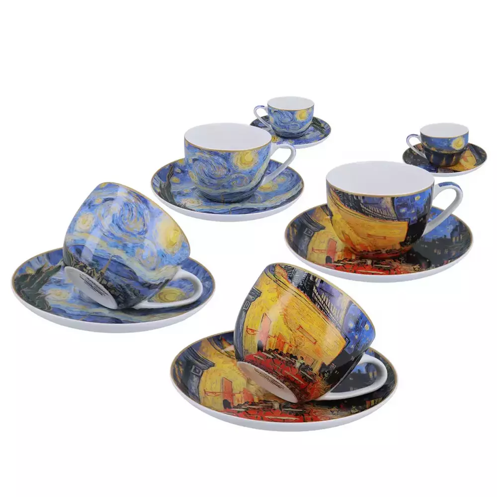 830-7119 kpl 2szt filiżanek ze spodkami van Gogh 1