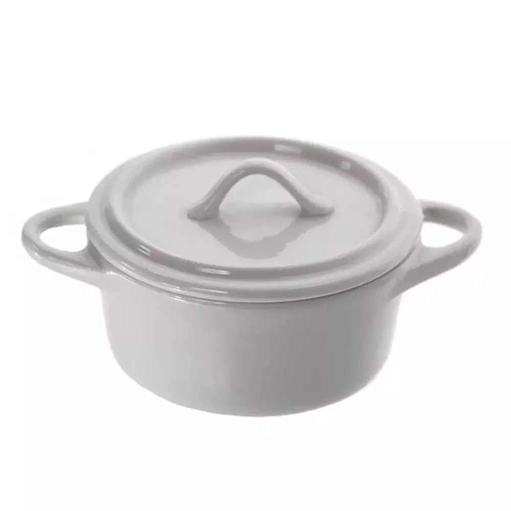 MPL Porcelanowa forma z pokrywką do creme brulle 160ml 1