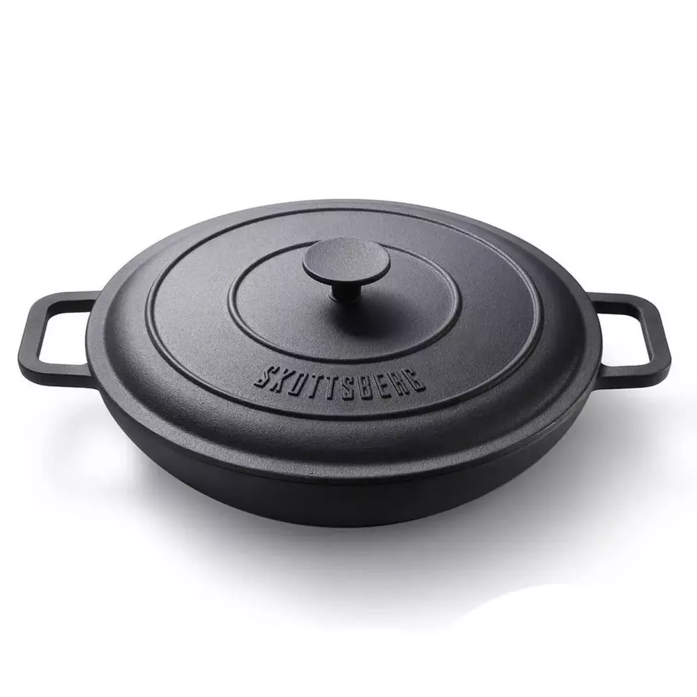 Skottsberg Cast Iron Patelnia z pokrywką żeliwo 31,5cm 1