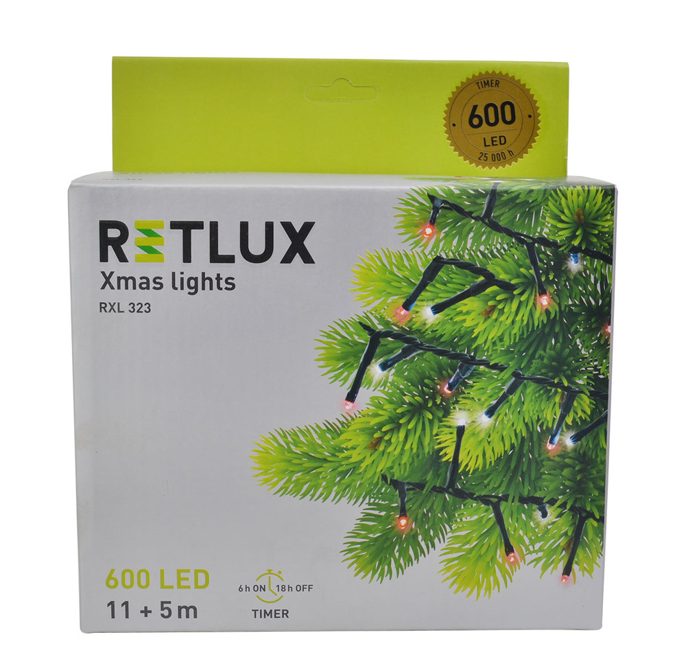 RXL 323 ch.ds 600LED 11+5m RDCW RETLUX oświet choinko 1
