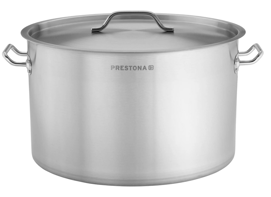 Garnek średni 44L o średnicy 450mm z pokrywką ze stali nierdz Prestona 210120 1