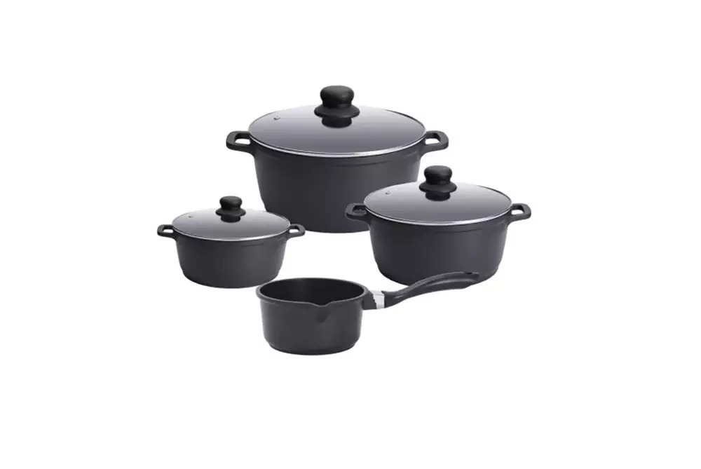 344938 Zestaw garnków z odlewów aluminium Crispy 7cz. 1