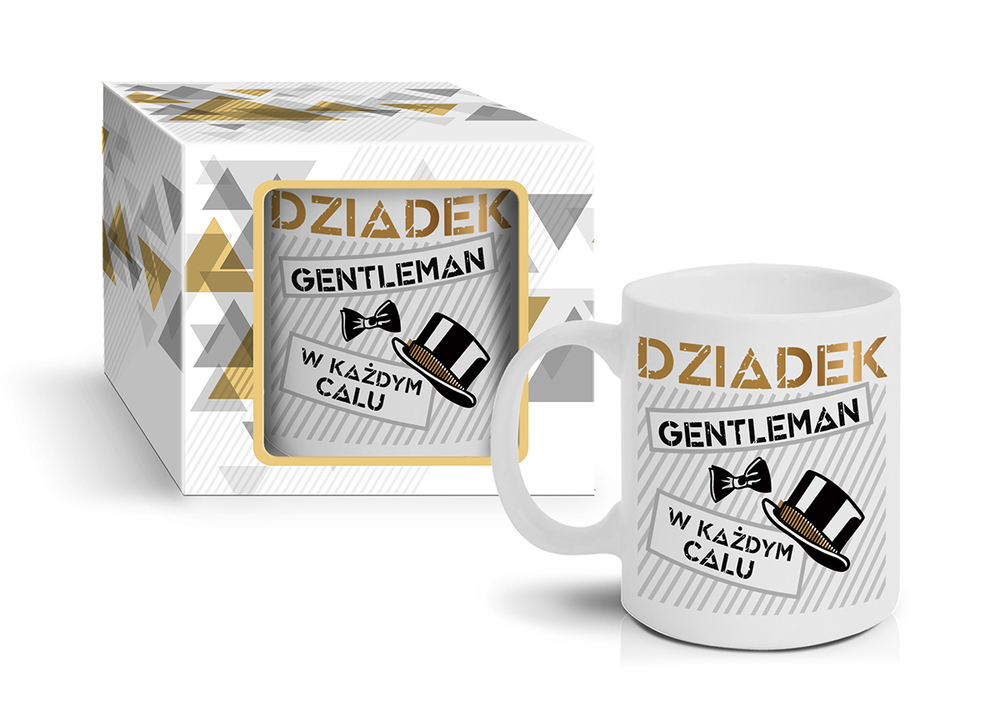 Dzień Dziadka - Kubek Boss 300ml - Dziadek gentleman w każdym calu 1