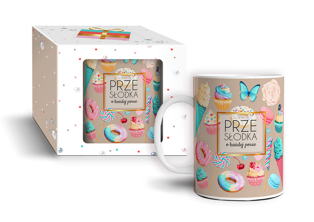 Dzień kobiet - Kubek boss 300ml - Przesłodka o każdej porze (sublimacja) 1