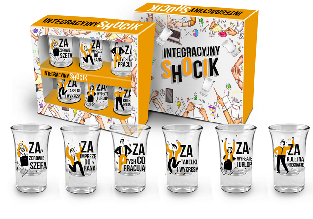 Kieliszki - Zestaw 6 kieliszków 35ml - Integracyjny shocik 1
