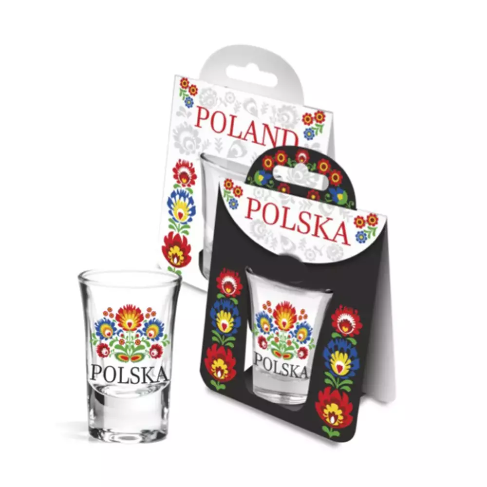 Folk Kieliszek 35ml - Kwiat 1