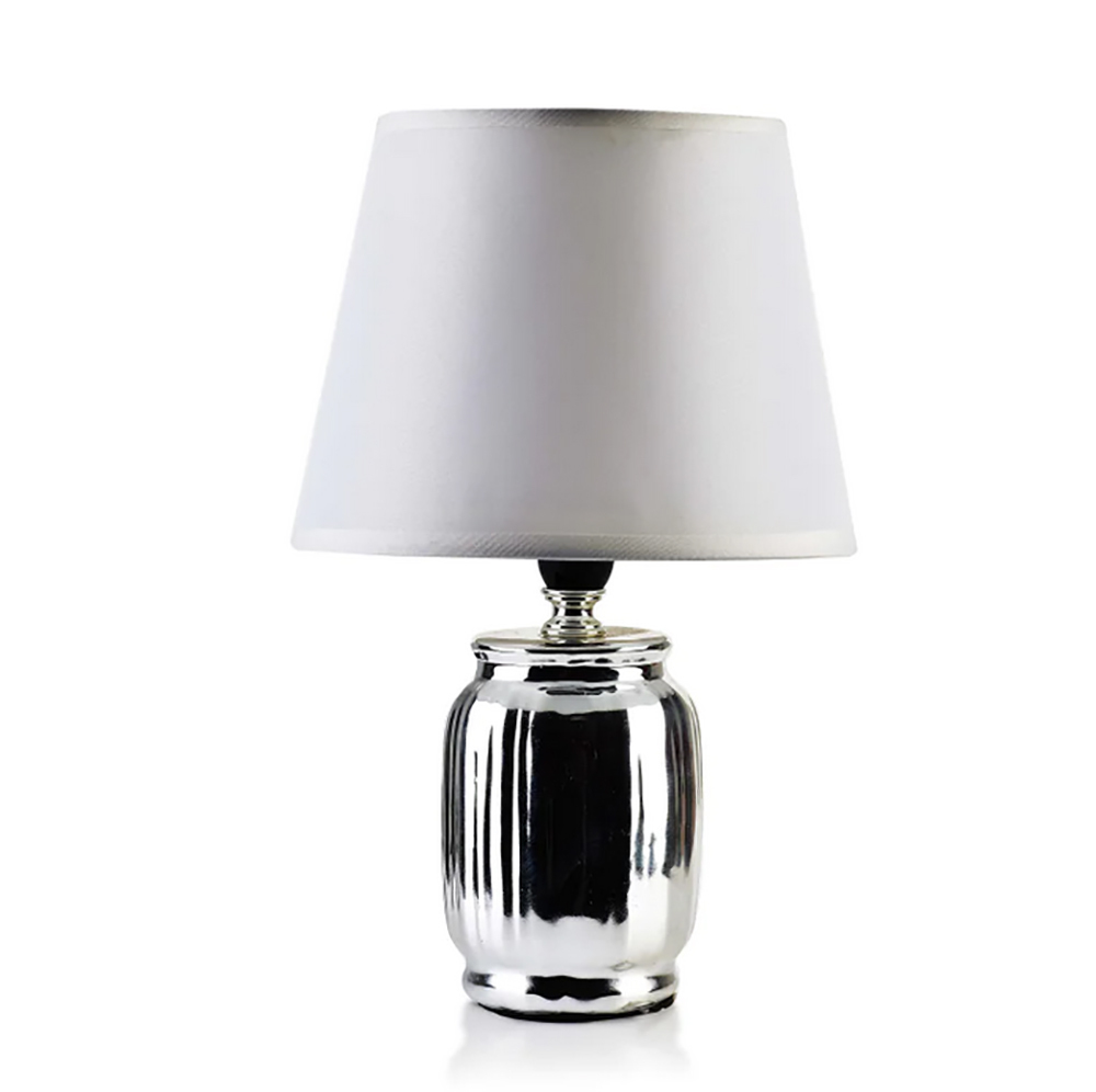 Leti Silver Lampa stołowa 8x8xh28cm HTLA8416 1