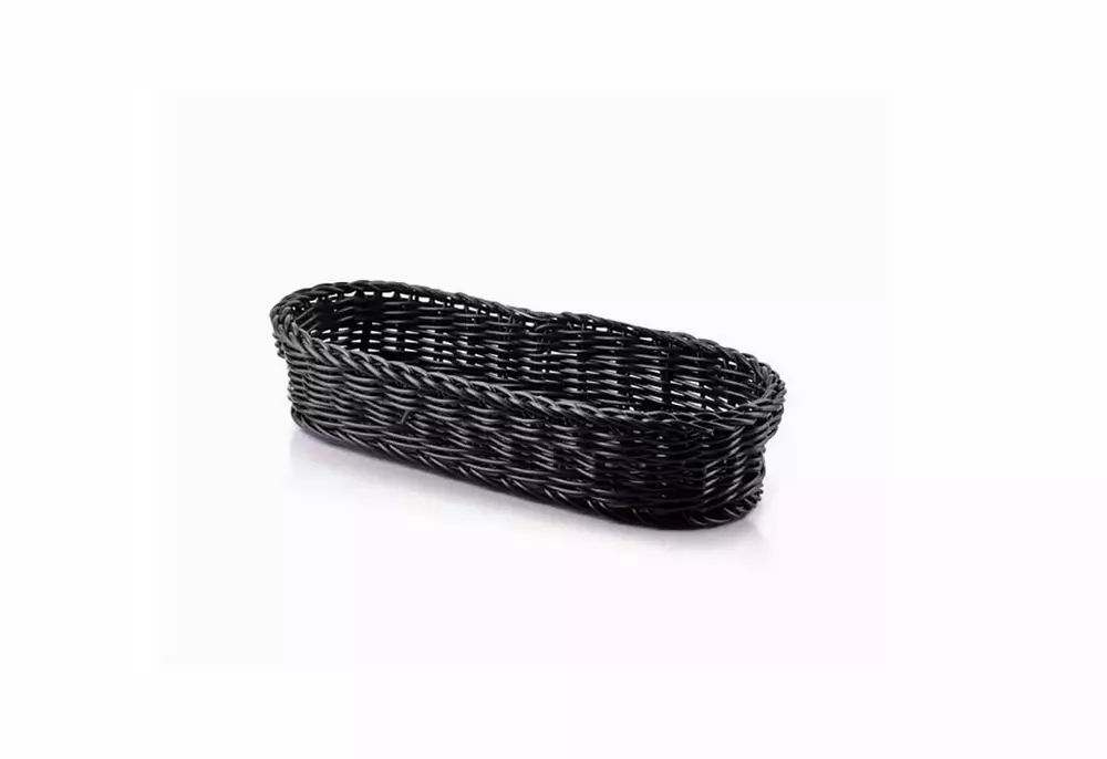 Koszyk na sztućce czarny Sino 27x10x6cm HIWI4344 1