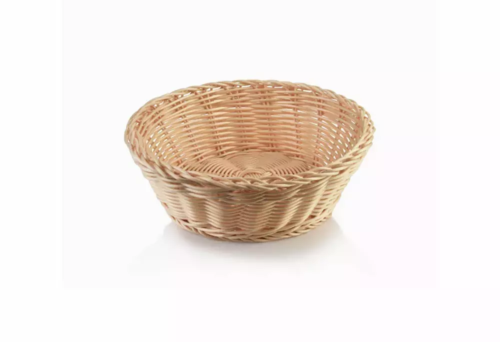 Koszyk okrągły kremowy Sino 20x7cm HIWI4429 1