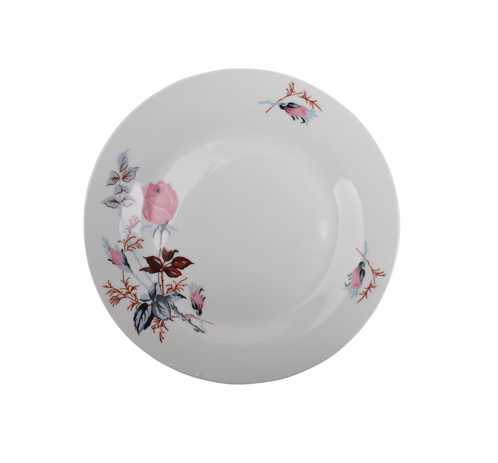 talerz płytki 24cm sucha róża koko 98039 (pak.48) 1