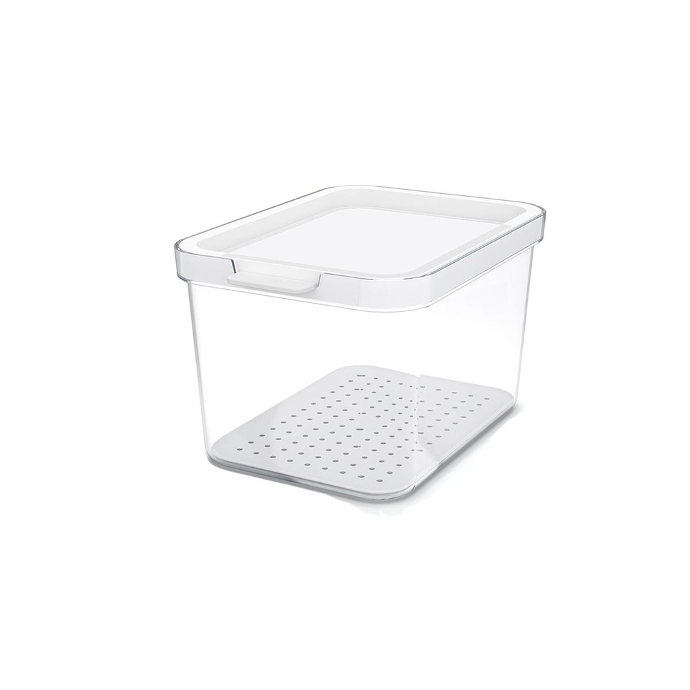 Rotho Organizer do lodówki 2,15L Cauma biały/przezr 1