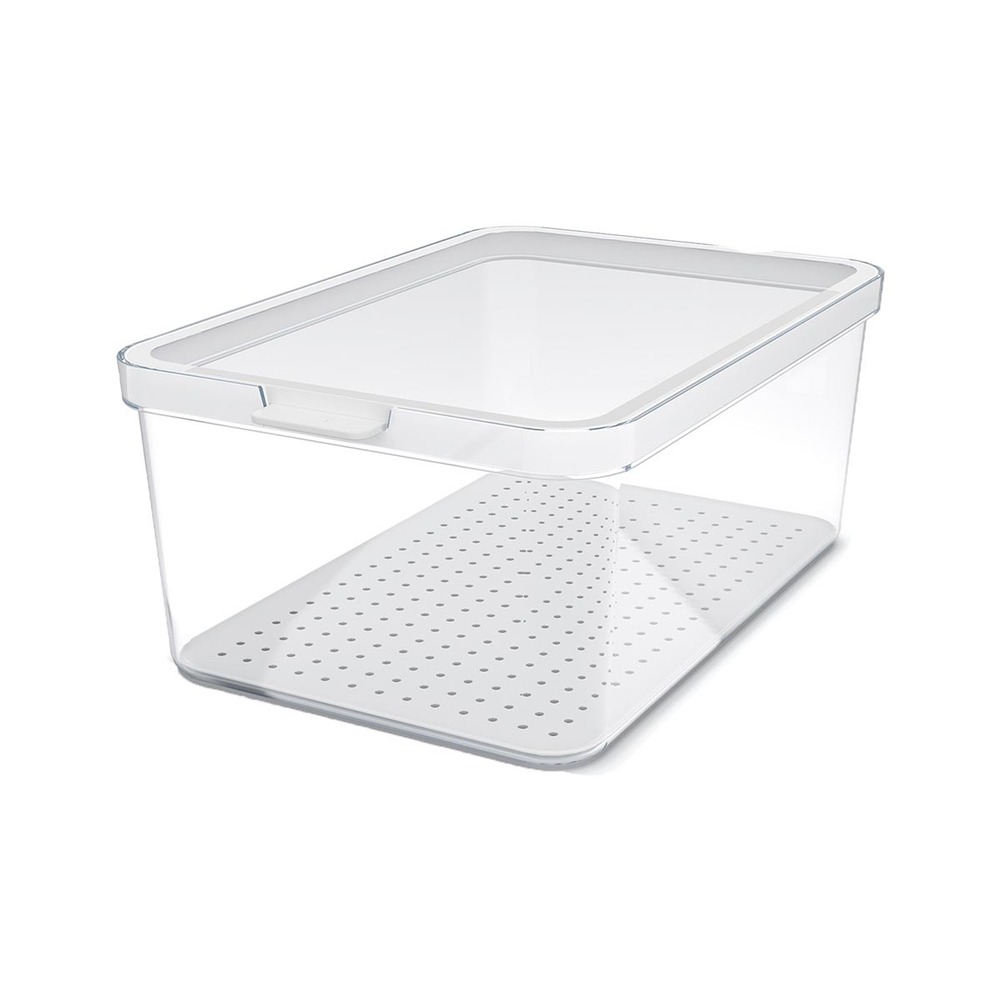 Rotho Organizer do lodówki 4,65L Cauma biały/przezr 1