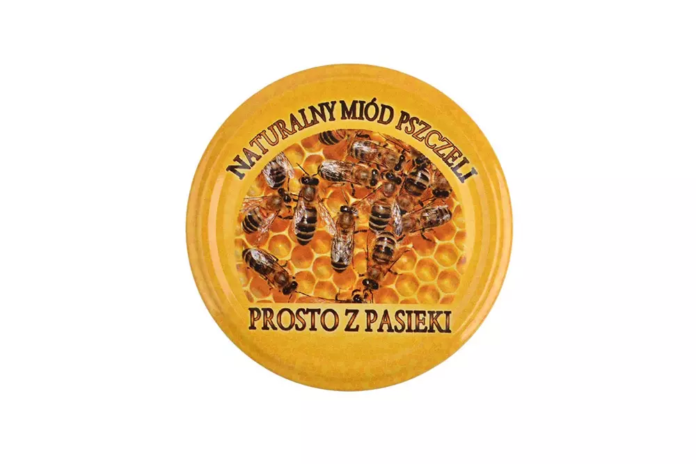 zakrętka Miód Prosto z pasieki fi 82 EC0014 W4 LUZ (opak.630szt) 1