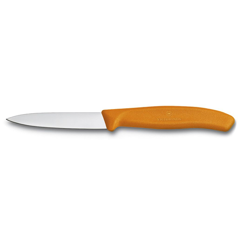 6.7606.L119 nóż do jarzyn gładki 8cm pomarańczowy 1