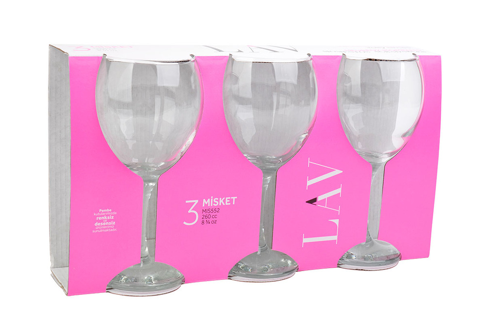 Kieliszek MIS552 260ml kpl 3szt. 1