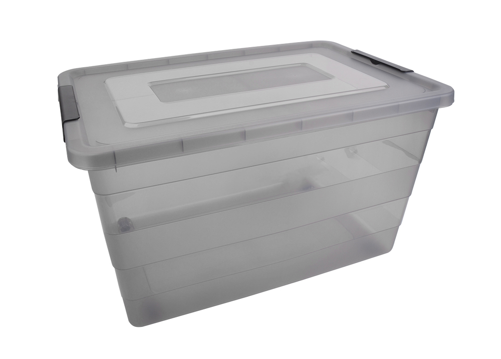 Jag Pojemnik Costolato 55L szary transparent 1