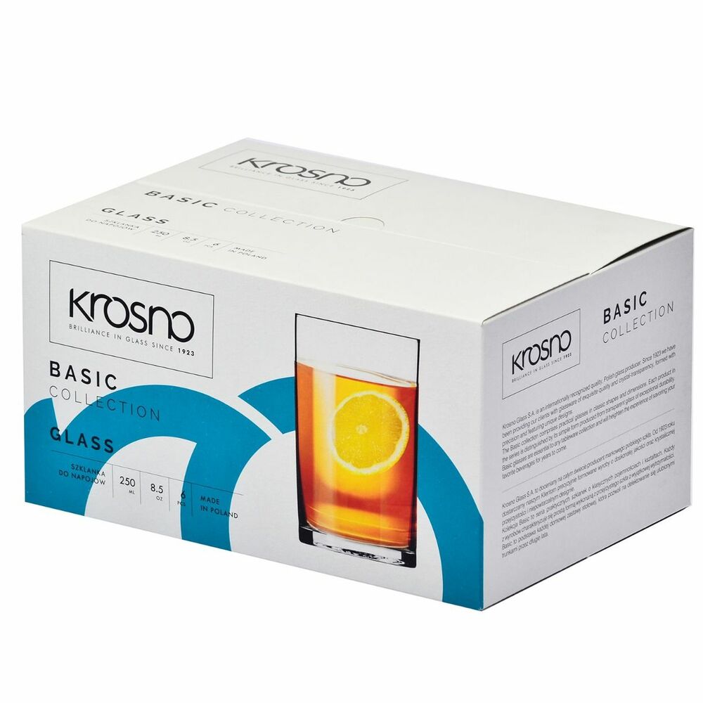 Szklanka Basic prosta 250ml 6szt F681942025055000 1