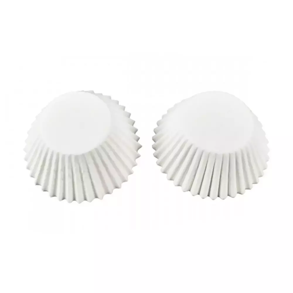 Kpl. Foremek papierowych 60szt. 8" D-9cm H-4cm białe 9120 1