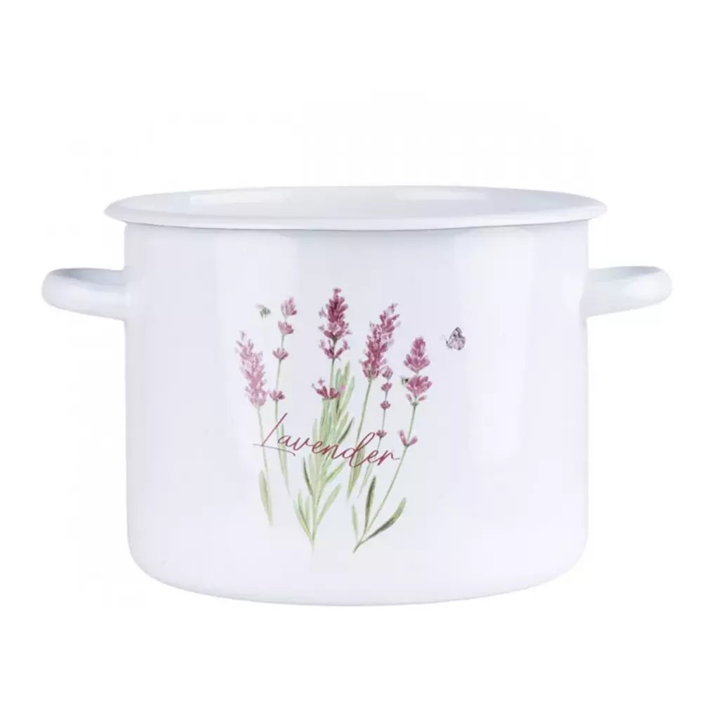 Garnek emaliowany Lawenda 4,5L 20cm 1