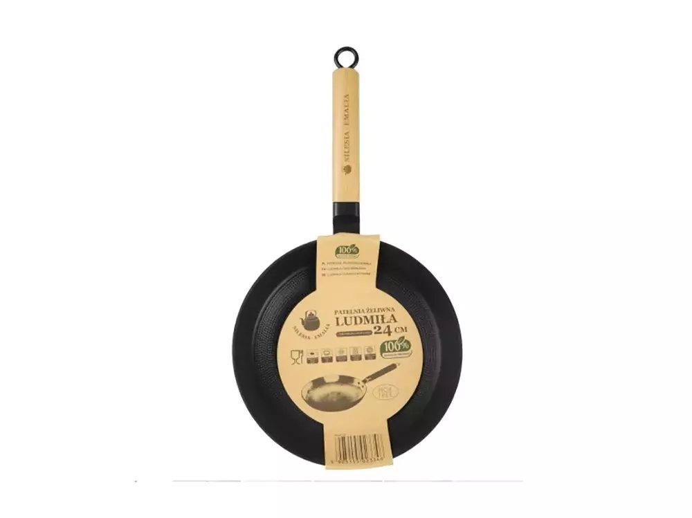 Patelnia żeliwna Ludmiła 24cm MMHJ-24 1