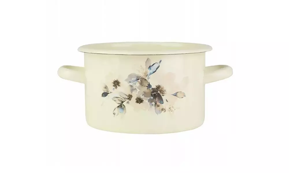 Garnek zdobiony jaśmin 3L 18cm bez pokrywy VK-1216 1