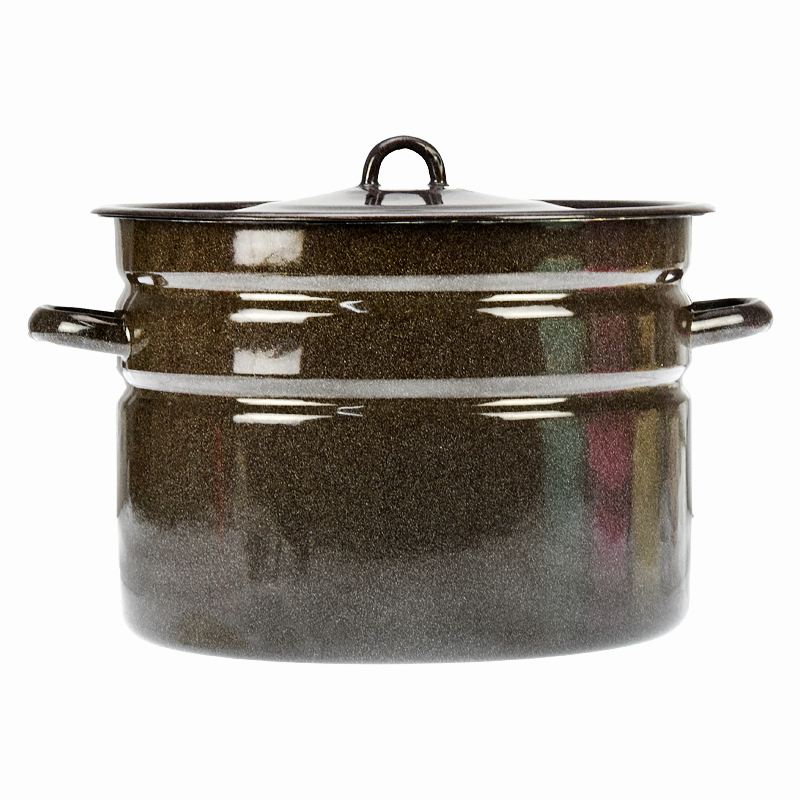 Garnek prosty 16L 32cm PR-2826 z pokr. emalia 1