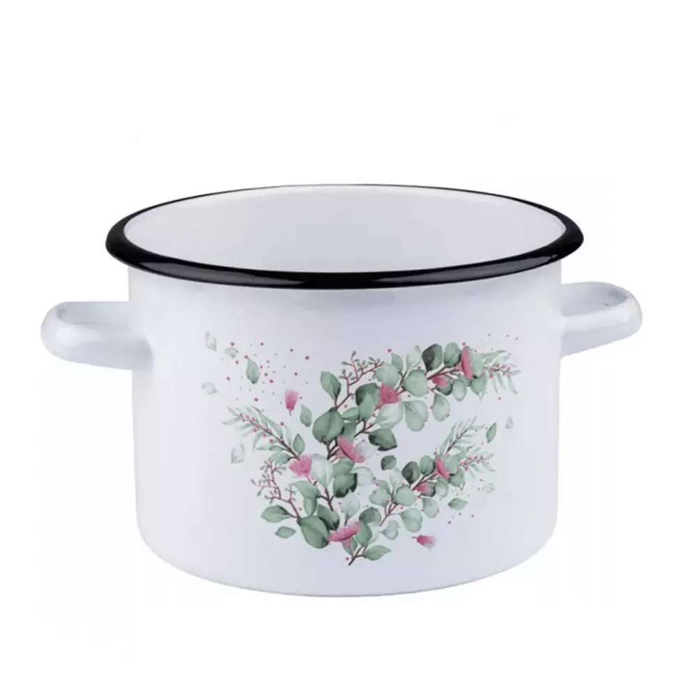 Garnek zdobiony Eukaliptus 3L 18cm bez pokrywy 16126/2 1