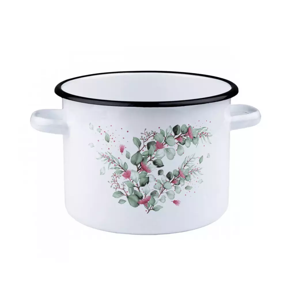 Garnek zdobiony Eukaliptus 4,5L 20cm bez pokrywy 16156/2 1