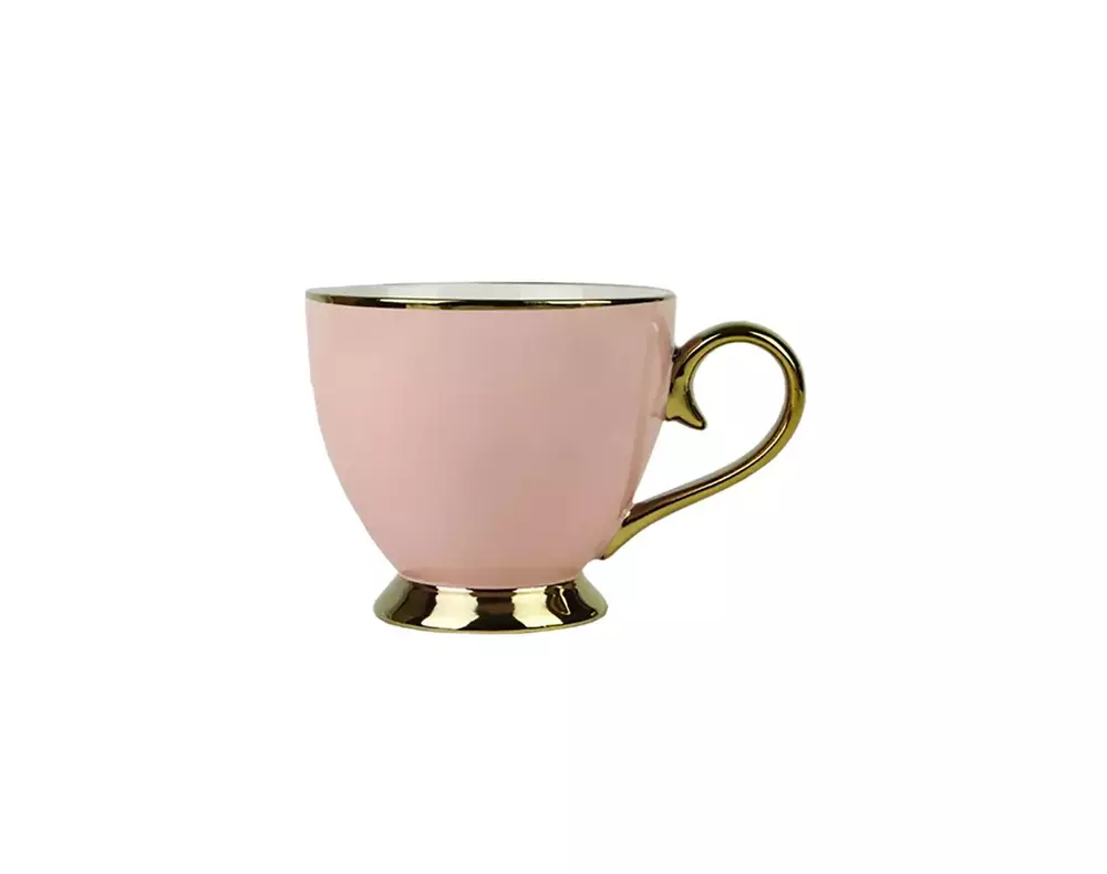 Kubek porcelanowy 450ml miracle różowy F0047 1