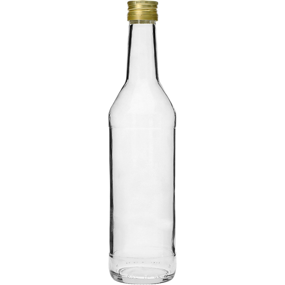 Butelka 500ml na wódkę prosta z zakrętką 631405 1