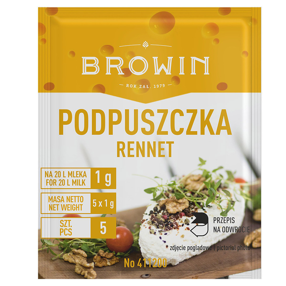 podpuszczka do serów 5x 1g 411200 1