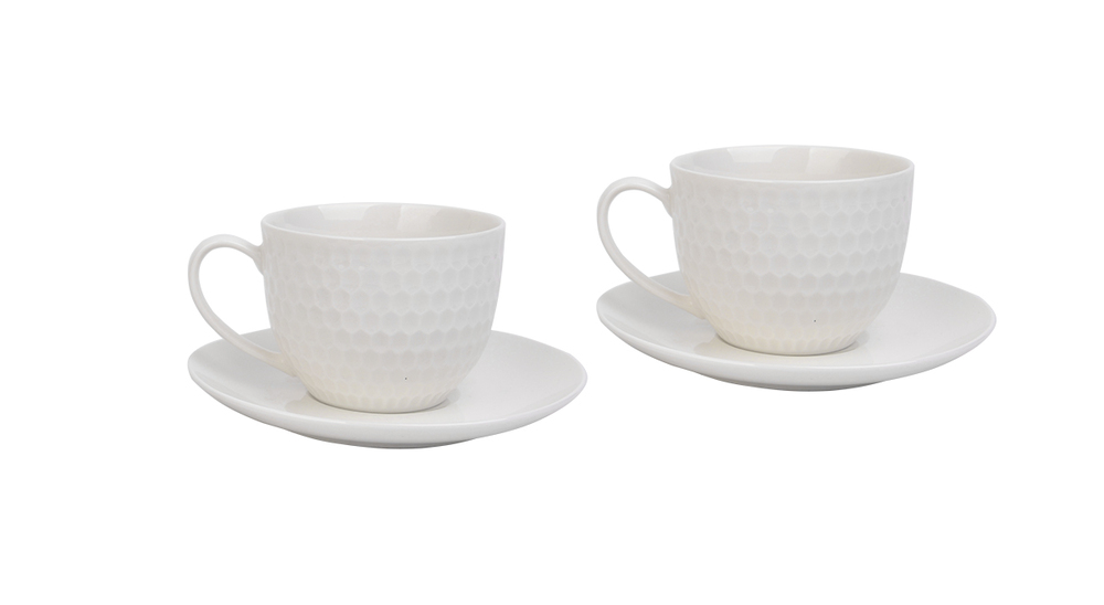 Bianco Kpl.filiżanka+spodek 2+2 240ml BO-2363 1