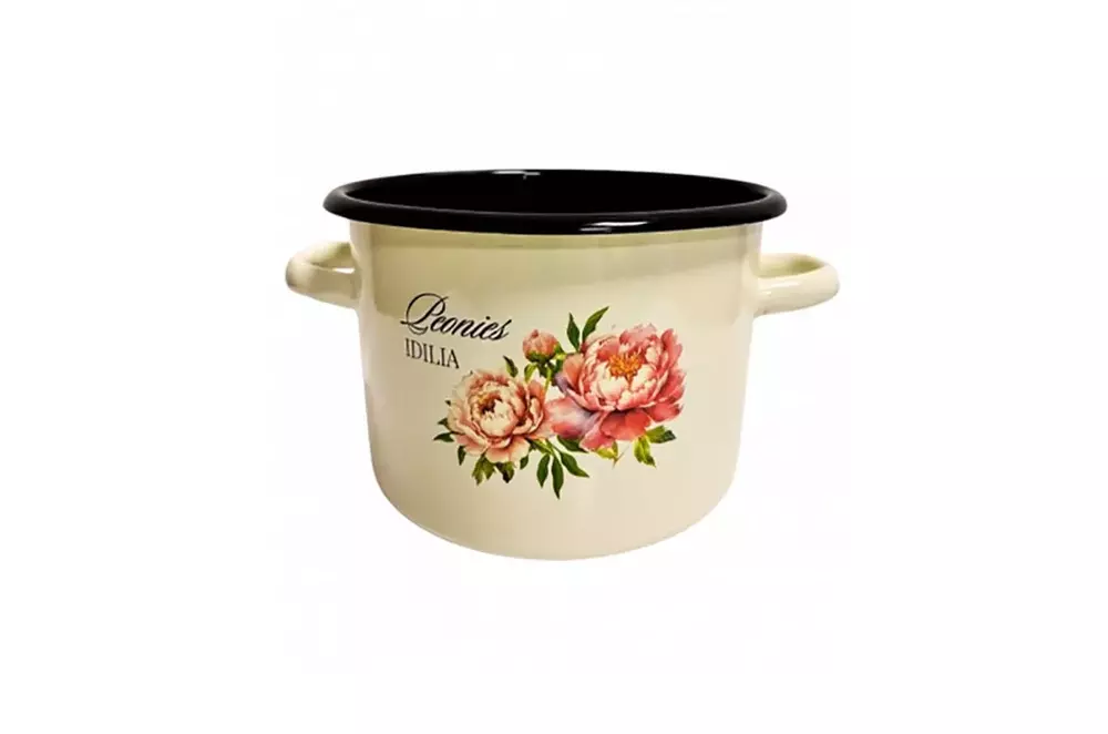 IG Garnek emaliowany 26cm Piwonia 12L b/p 9616 1
