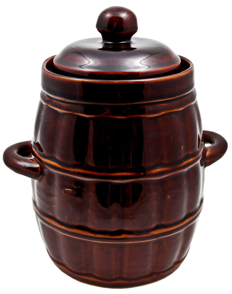 beczka 3,2l z kołnierzem+pokrywka (hermetyk) 1