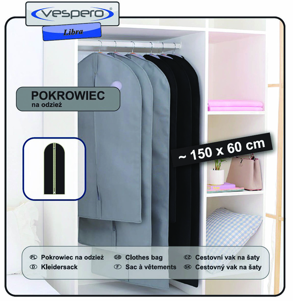 Vespero pokrowiec na odzież 150x60cm Libra 2937127 1