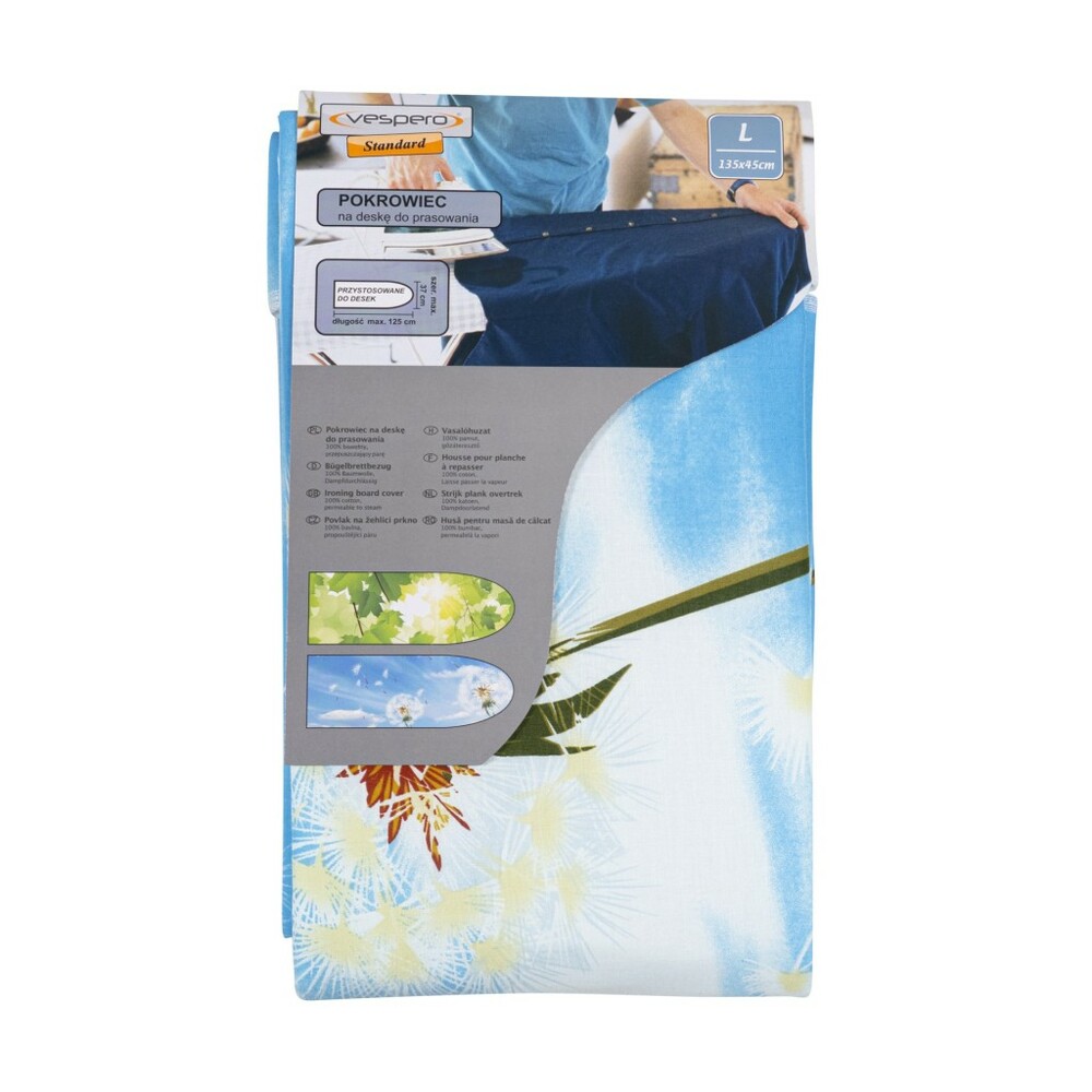 Vespero Pokrowiec na deskę do prasowania 135x45cm rozmiar L bawełna SA5088282 1