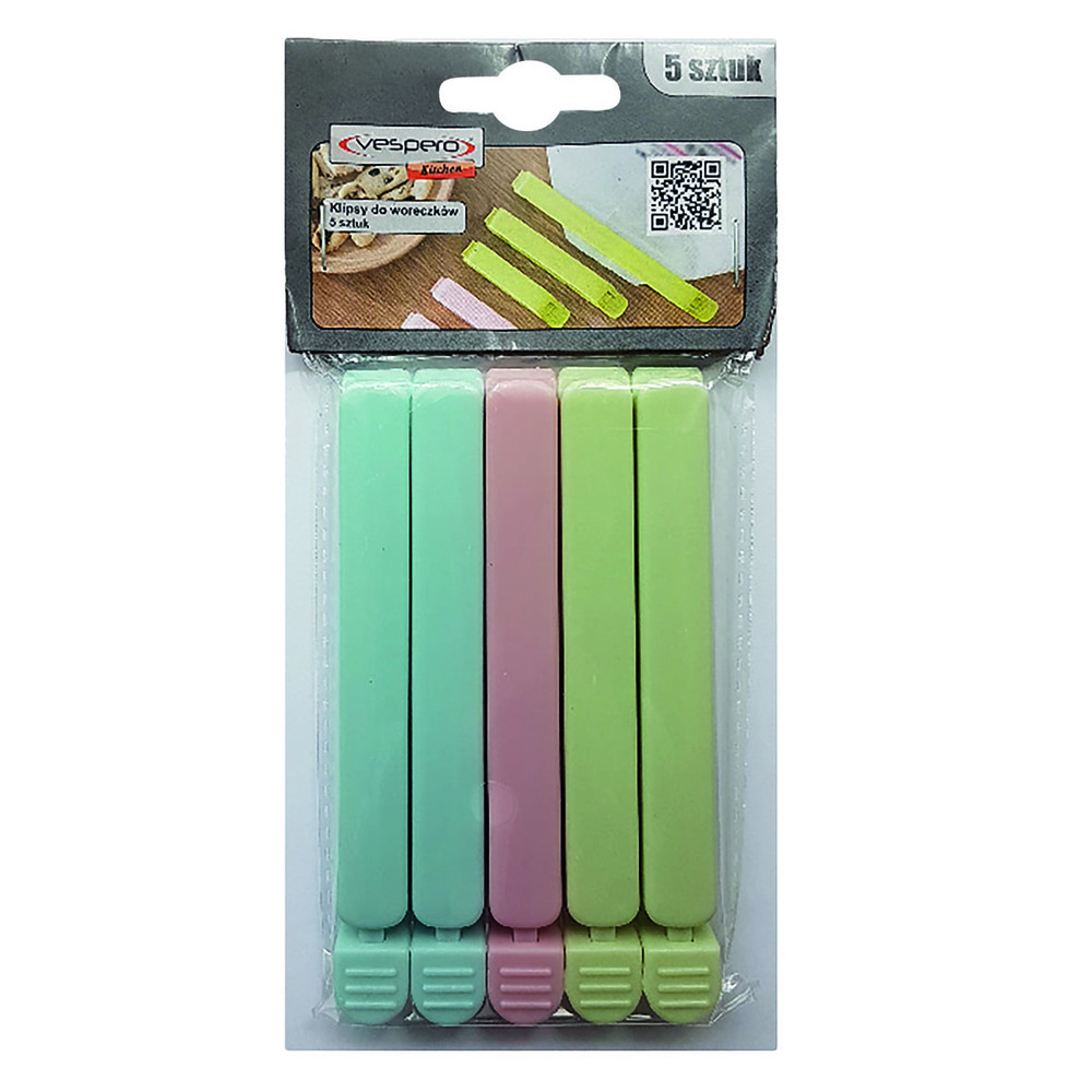 vespero klipsy do zamykania woreczków 12cm, 5szt 1