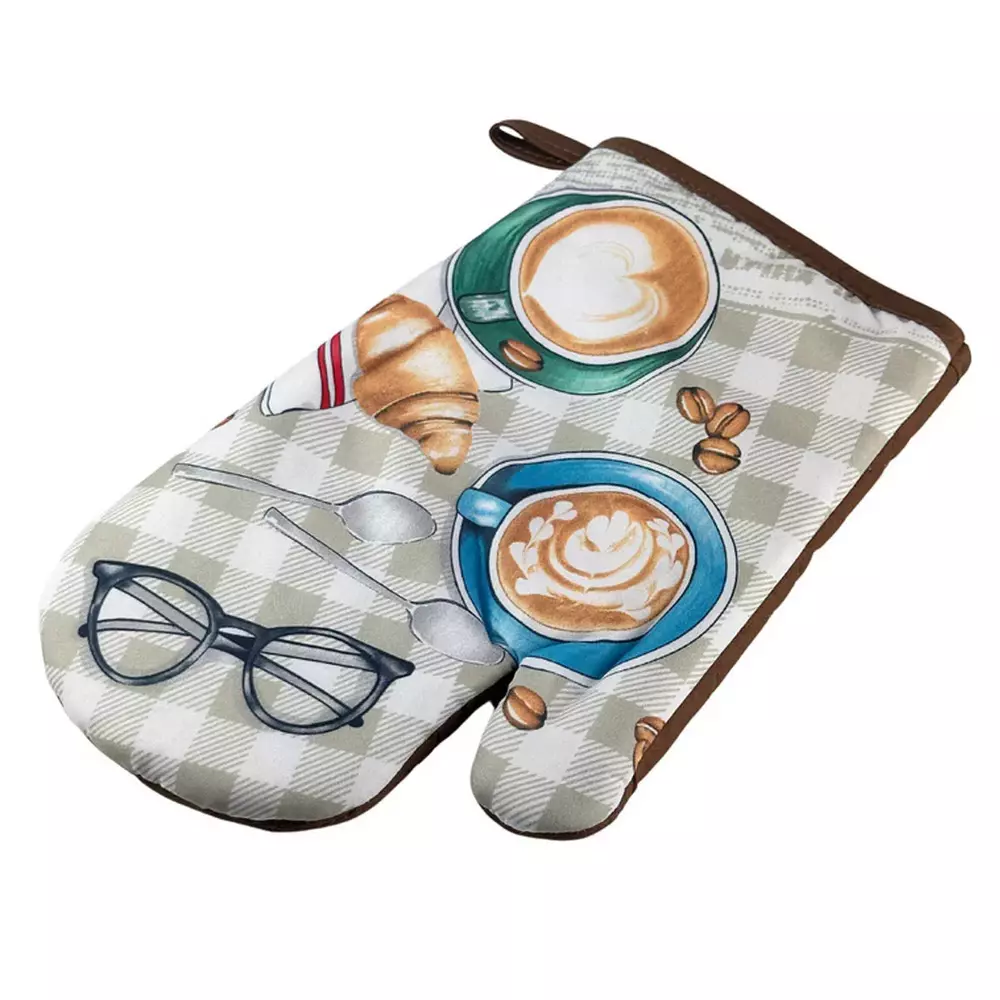 2 Rękawice kuchenne Cappuccino II F22A257B z magnesem 1