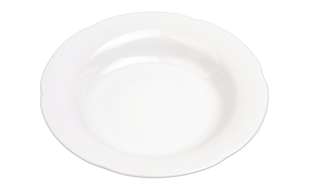 Kamelia C000 biała talerz głęboki 22cm 1