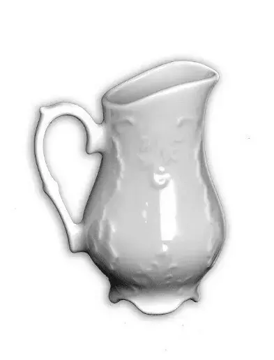 Rococo C000 biały dzbanek 020 1