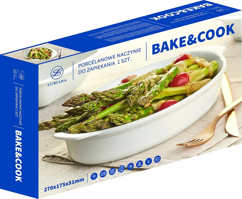 Naczynie do zapiekania owal 27 lubiana (1657) bakeandcook 1