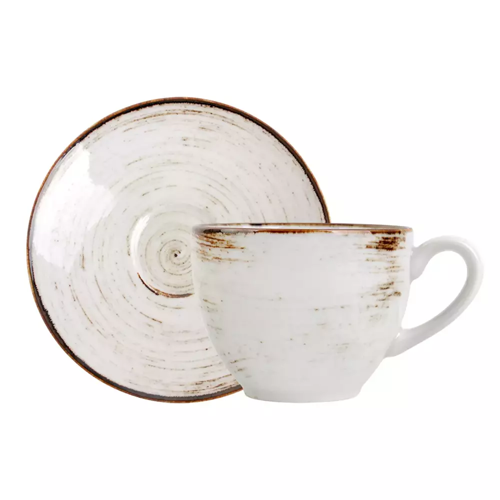 1106 filiżanka/spodek kawa 0,2/16 Nostalgia White 1