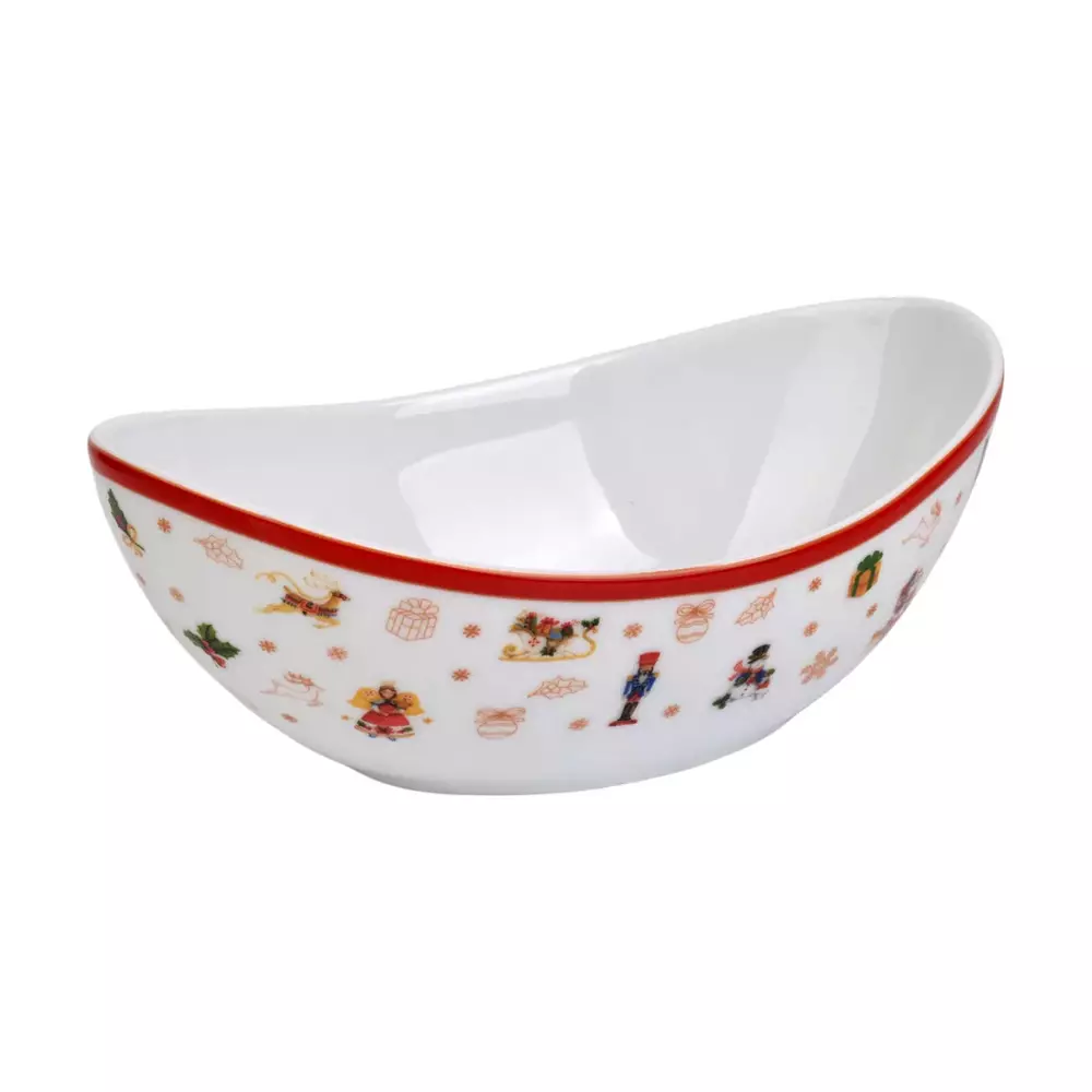 0986 Patera owalna 17cm Cicha noc 1