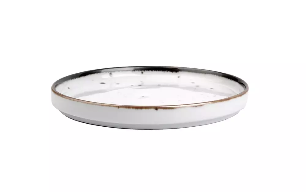 1108 Talerz deserowy Basic 18cm Cottage White 1
