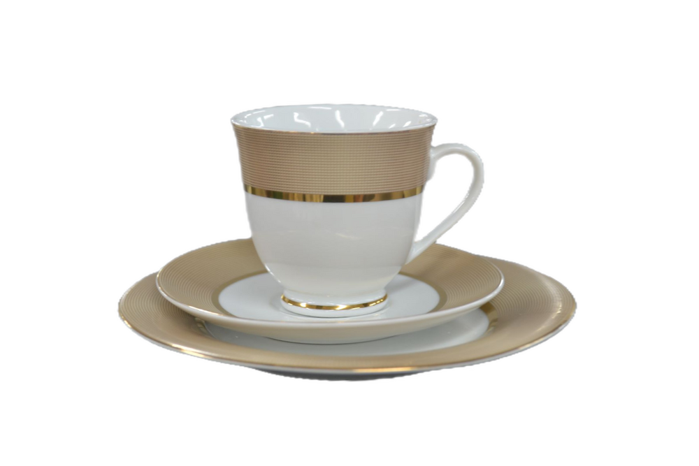 1005 zestaw do herbaty 6/12 Opal Gold 1
