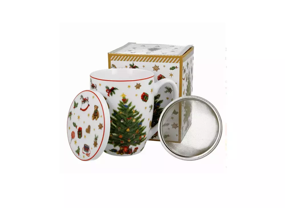 Duo Kubek z zaparzaczem Christmas Tree 1