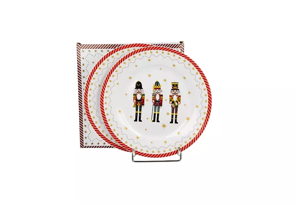 Duo 2 Talerze deserowe Christmas Nutcracker 1