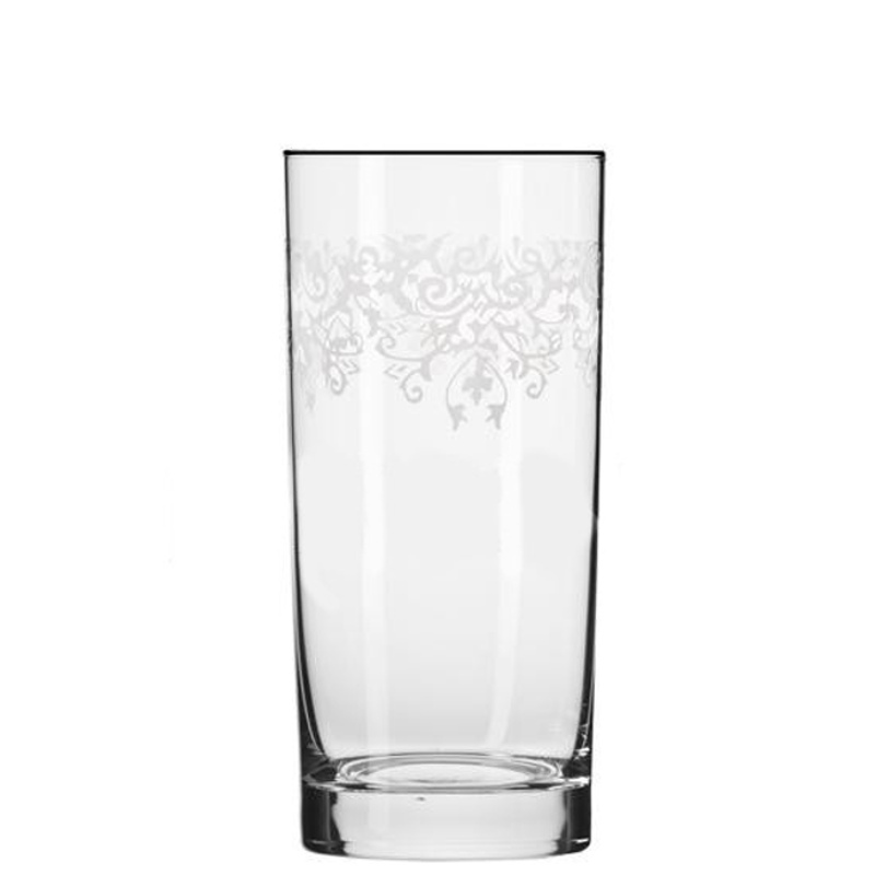 68-7339-350ml szklanka wys. zdob. 6szt KRISTA DECO 8788 1