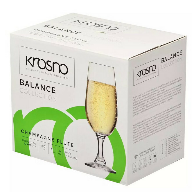 Kieliszek Balance do szampan 180ml 6szt. KROSNO FKMA230018005010 1