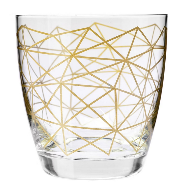 F688269037014190 Szklanki Deco 370 ml "Złota siatka" 1